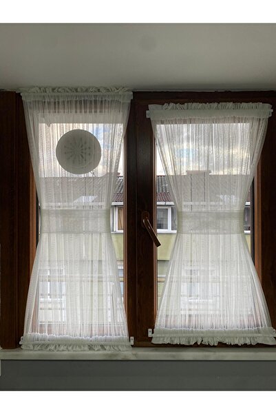 ERNGlobal Kelebek Düz Greek Briz Mutfak Kapı tül Perde