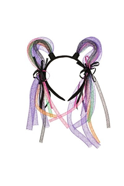 SHOPIENS Bandă de costum curcubeu cu panglici multicolore