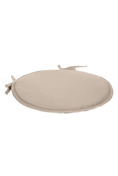 OEM Round Seat Cushion, beige, water-resistant, Ø38 cm