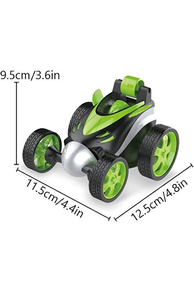 OEM RC Remote Control Car, 360° Spin, Green and Black, 3+ years