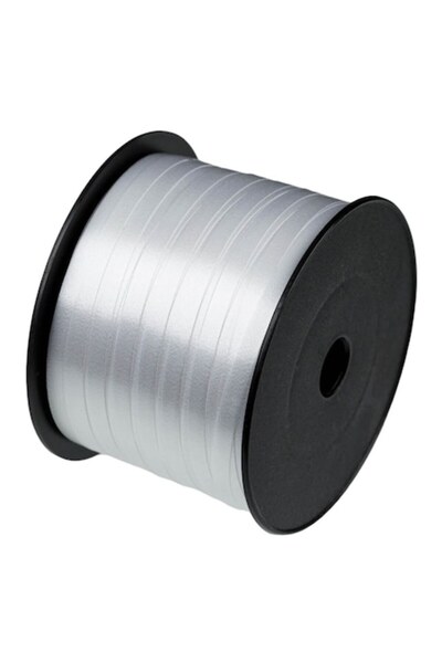 OEM White gift wrapping ribbon 5mm x 200m