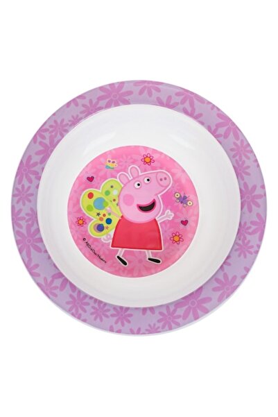 SHOPIENS Bol din plastic Peppa Pig, diametru 16 cm, liliac