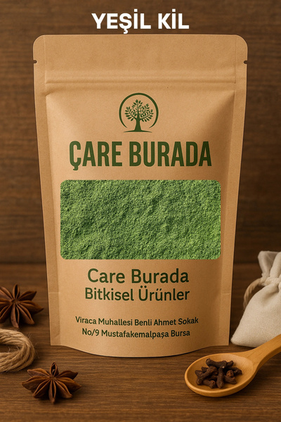 Çare Burada Yeşil Toz Kil 200 Gr