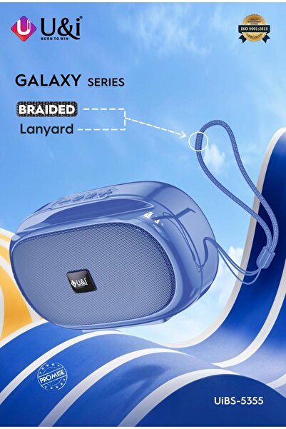 U & I Born To Win مكبر صوت لاسلكي Galaxy Vibe 10 وات: صوت جهير عالي، بطارية طويلة الأمد