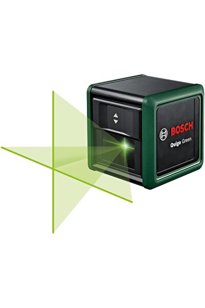 Bosch Quigo Green Laser Level 0603663CZ0, 12 m range, ±0.6 mm/m accuracy