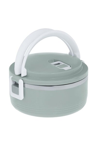 OEM Round thermal food container, gray, 500 ml