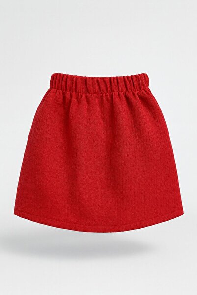 UESKİDS Girl's Chanel Fabric Basic Skirt