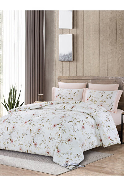 Doona 6-Piece Comforter Set - King Size 260x240cm, Printed, All Season, Microfiber, 350 GSM Filling.