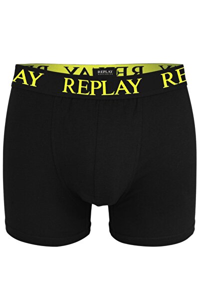 Replay Men’s Boxer Shorts Set of 6 – Cotton – Black – Logo