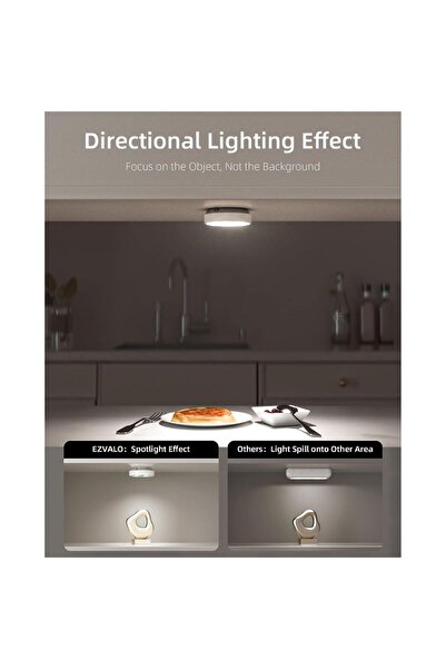 EZVALO LITE LED Closet Light, Upgraded 128 LED Motion Sensor Under Cabinet Lighting