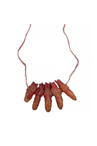 SHOPIENS Colier de Halloween cu degete tăiate realiste 39 cm