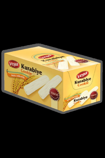 VEGA KURABİYE كوكيز دقيق فيجا التقليدية 20 جرام 50 قطعة حلال ومعتمدة