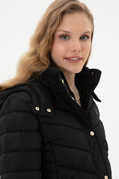 U.S. Polo Assn. Women's Black Coat 50312015-Vr046