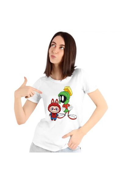 OEM Tricou Femei Labubu Spiderman Extraterestru Marvin Looney