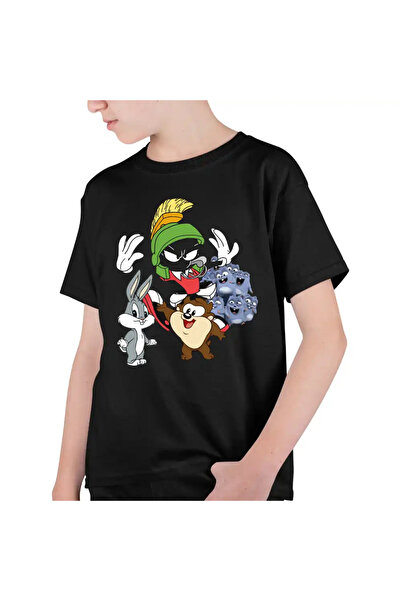 OEM Tricou Copii Baieti Marvin Martian Bugs Bunny Taz Lemingii