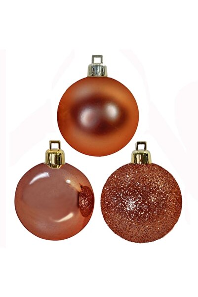 ANTBRO Set Globuri de Crăciun, 3 Modele, Maro, 20 Bucăți