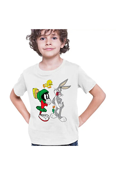OEM Tricou Copii Baieti Marvin Bugs Bunny Tweety Warner Bros