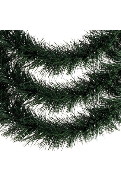 OEM Christmas Tinsel, 3m x 12cm, Green, Plastic