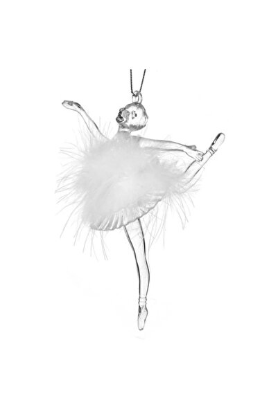 SHOPIENS Ornament de Crăciun pentru brad - Balerina cu fustă transparentă și ...