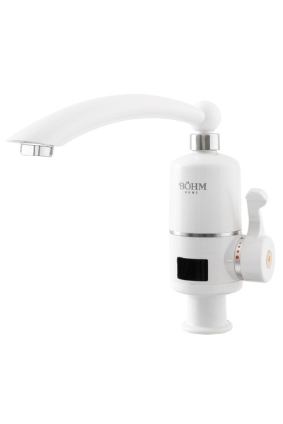 BÖHM Robinet electric vertical cu pipă rotativă tip L, afișaj digital BY-24A-1