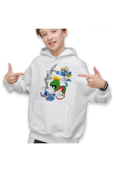 OEM Hanorac Copii Baieti Marvin Stitch Bugs Bunny Strumfita Strumfii