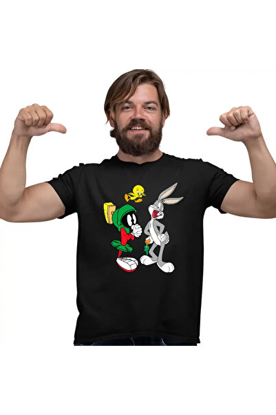 OEM Tricou Barbati Marvin Bugs Bunny Tweety Warner Bros