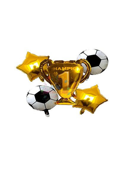 Generic Brand Football Themed Birthday Set with Cup Set-1