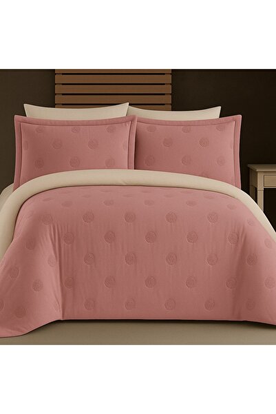 Binna Soft طقم غطاء سرير مطرز من جريس - مقاس مزدوج