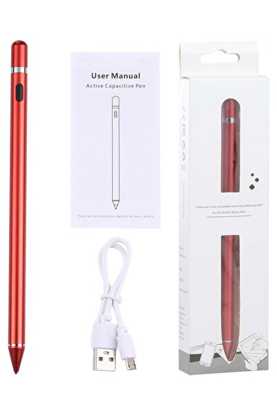 Generic Active Stylus Pen for iPhone, iPad & Android – Universal Rechargeable Fine-Tip Digital Pen