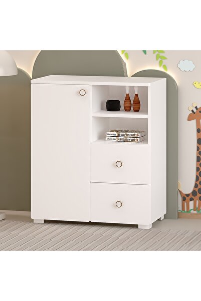 Fly Mobilya 2 ÇEKMECE 1 KAPAKLI ŞİFONYER, ÇOK AMAÇLI DOLAP