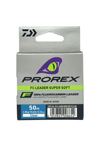 daiwa Prorex FC Leader Super Soft Fluoro Carbon Misina 0,26 Mm
