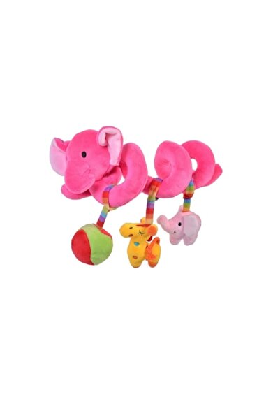 NO BRAND Jucărie cărucior, 27 cm, roz