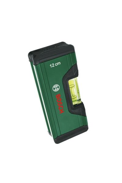 Bosch 12 cm spirit level, 1 bubble, 0.05 mm/m accuracy, aluminum