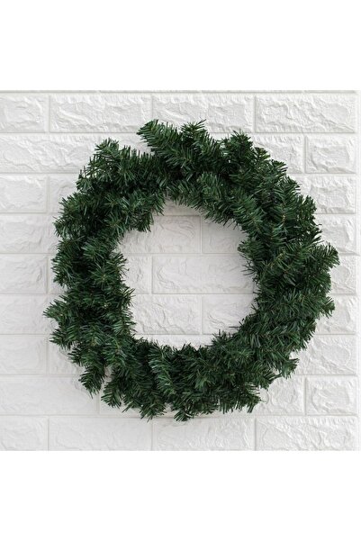 OEM Decorative green Christmas wreath with 120 branches - 60 cm diameter