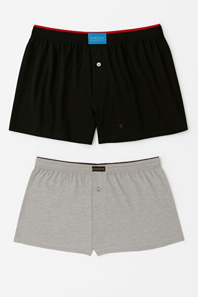 MAVİ QUMSAL Ανδρικό σετ πετσετών Havlubel Boxer 2 τεμαχίων |   Πολύχρωμα Βασι...