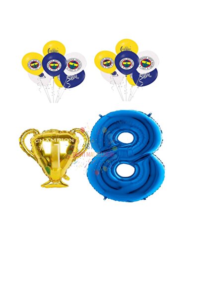 İSTOÇ PARTİ Fenerbahçe Sarı lacivert Doğum Günü Konsepti Yaş 8