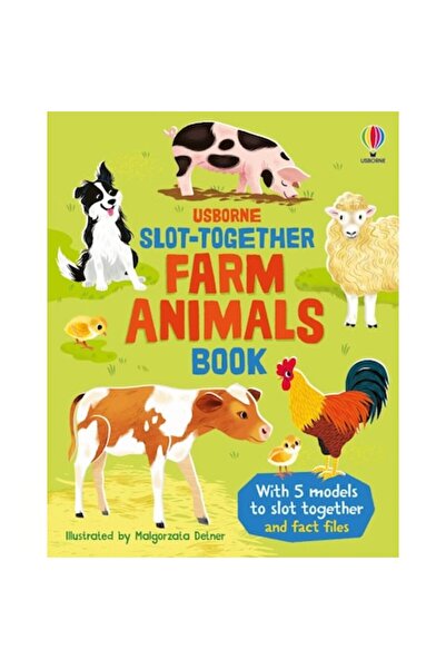 Usborne Slot-together: Farm Animals Interactive Book (Usborne) - 5 x 3D Models