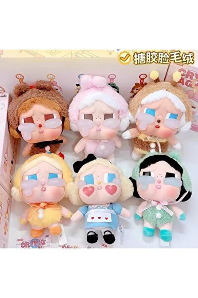 synshop Crying Again Cry Baby Popmart Süpriz Paket 17cm Peluş Oyuncak Çanta Carm Süs Anahtarlık 1Adet