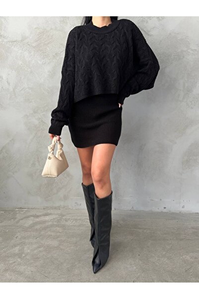 CARLA MARA Σετ πλεκτών ενδυμάτων και πουλόβερ