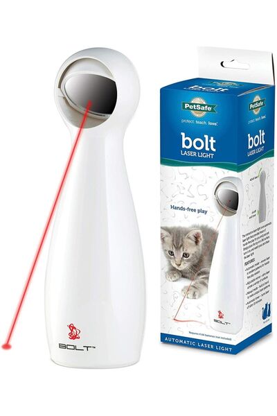 PetSafe Bolt Laser Cat Toy, Automatic Laser Cat Toy