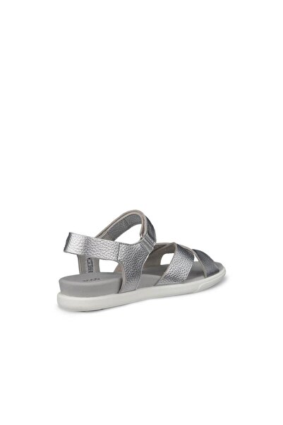 Ecco Damara Sandal Pure Silver Foil