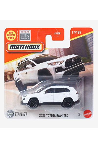 HOT WHEELS Matchbox - 2023 Toyota RAV4 TRD - Beyaz (1/64) 2025 Case