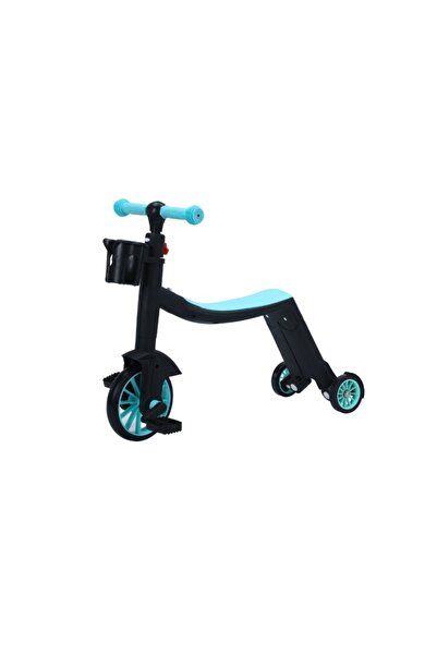 Doris Multifunctional scooter 8in1 Blue transformable into tricycle, balance bike, trotter