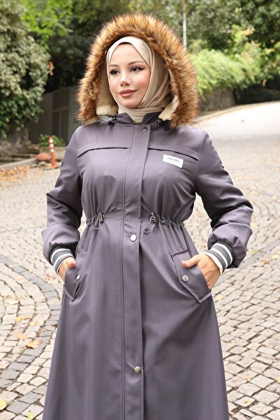 Missvalle Arma Детальний куртка з капюшоном Сірий 19268