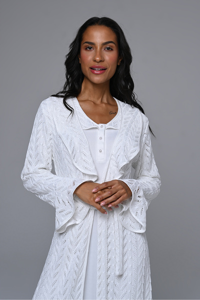 Marilyn Club Women's Nightgown with Robe 2-Piece Set