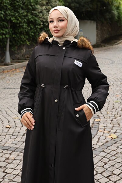 Missvalle Arma Детальний куртка з капюшоном Чорний 19268