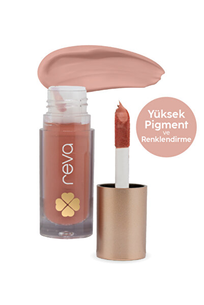 REVA Vegan & Temiz İçerikli Likit Mat Ruj – Uzun Süre Kalıcı, Dudak Dostu Formül