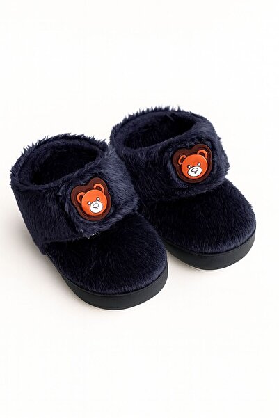 mini mia Bebekler İçin Peluş Patik – Ayıcık Tasarımlı, Rahat ve Sıcak