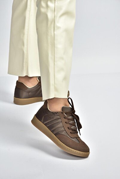 Fox Shoes V820104404 Pantofi sport din material textil maro