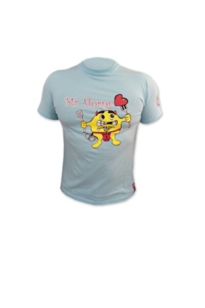 unbranded T-shirt 100% Cotton Nuts Mr.Horny for Men, Blue, Size M